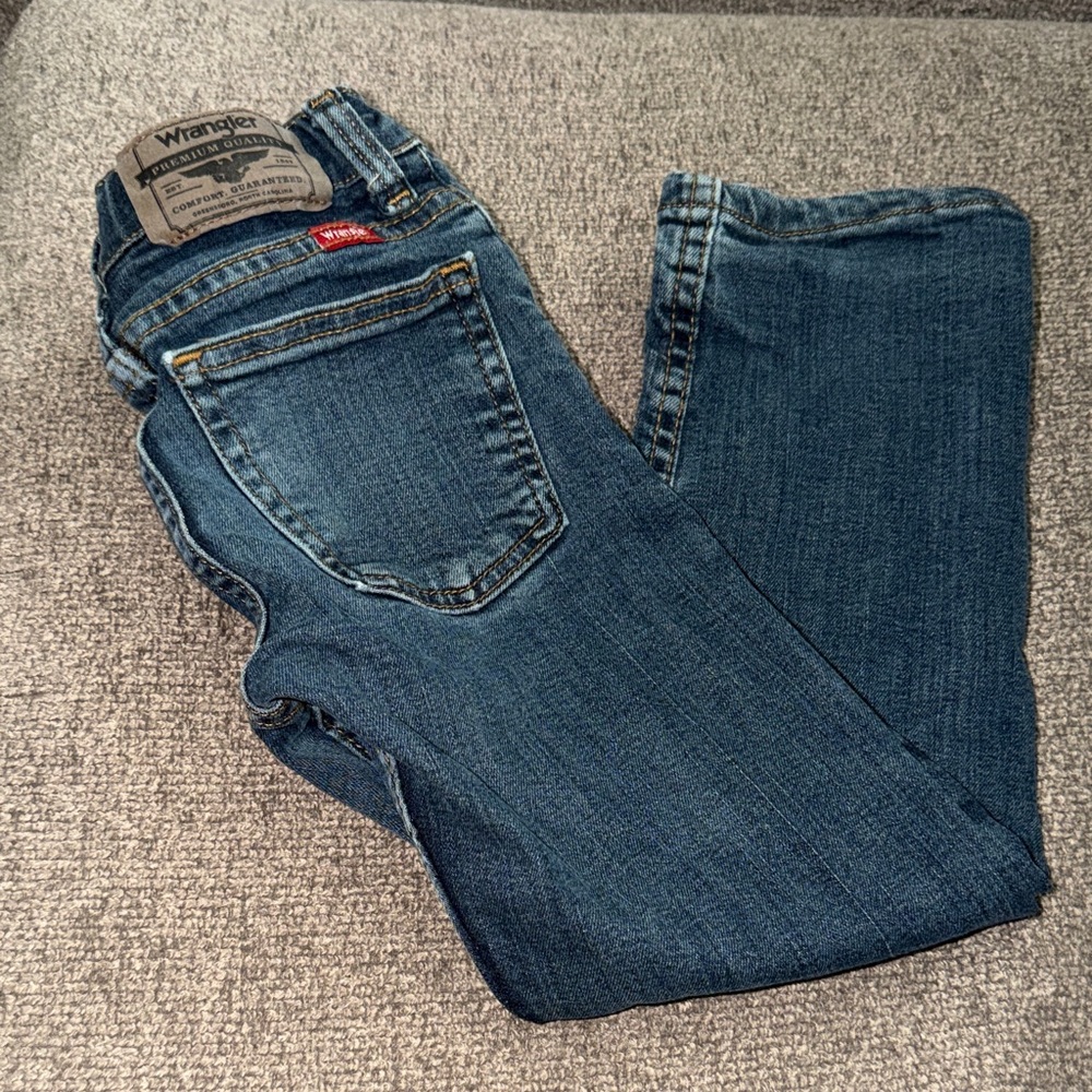 Wrangler Indigo Blue Straight-Leg Jeans